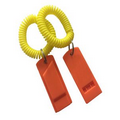 Flat Whistle Key Rings Chains Bracelet